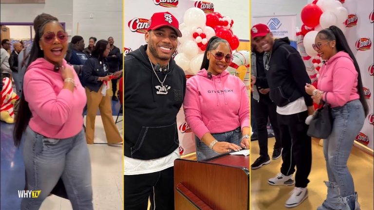 Ashanti And Nelly Visited Boys And Girls Club In St.Louis And Giving Christmas Gifts To Kids