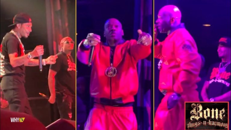 Bone Thugs-N-Harmony Brings Out Treach Of Naughty By Nature On The Stage In Cleveland Show