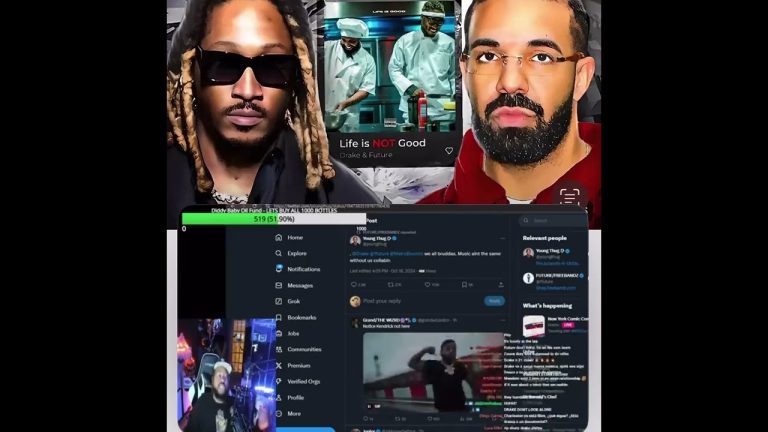 DJ Akademiks reacts to Future retweeting Young Thug saying him and Drake need to make music again!