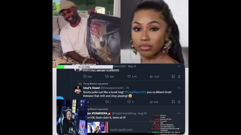 DJ Akademiks reacts to Yung Miami laughing at Joe Budden for getting his gold plaque for Pump It Up