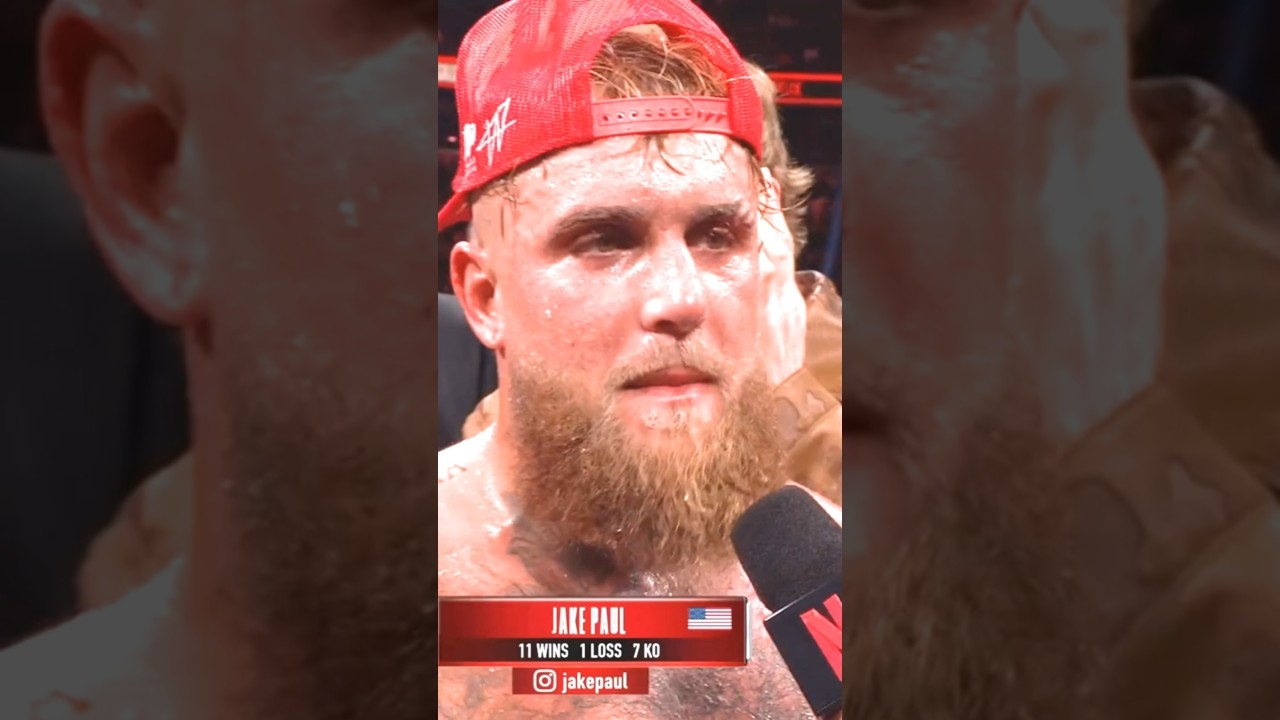 Jake Paul's Victory Speech - Mike Tyson VS Jake Paul Fight