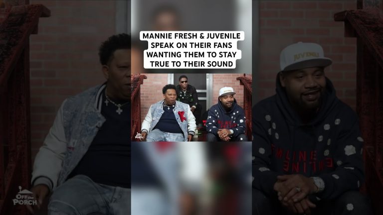 Mannie Fresh & Juvenile talk about how their fans want them to stick to their original sound!