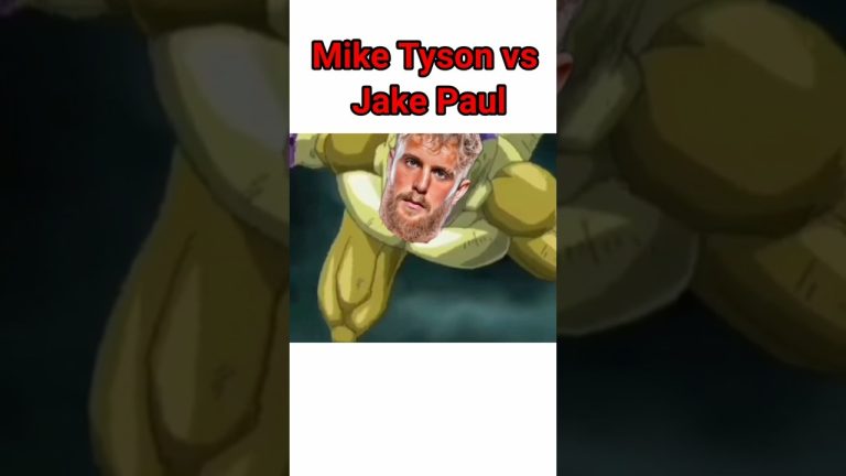 Mike Tyson vs Jake Paul: 15-Second Knockout! #anime #miketyson #shorts