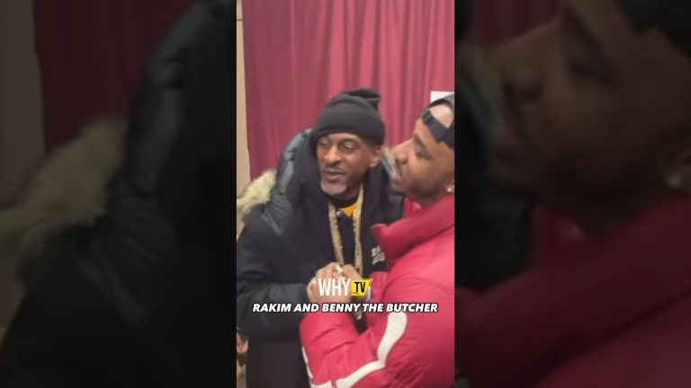 #Rakim Reunited With #Bennythebutcher In Backstage After The Show #whytv