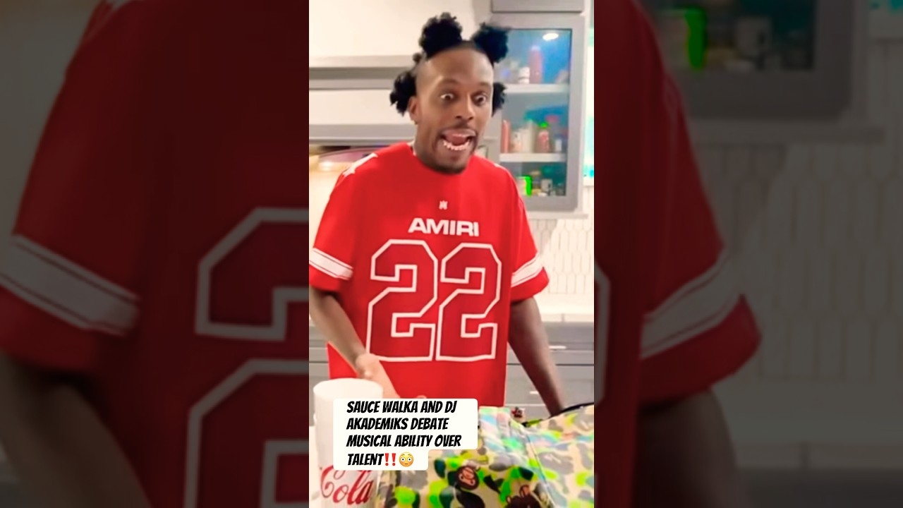 Sauce Walka & DJ Akademiks Debate musical ability over Talent #youtubeshorts #viralvideo #rap