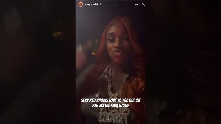 Sexy Red Shows Love To YBC Dul On Her Instagram Story #rap #hiphop #phillydrill #ybcdul #lilbucks