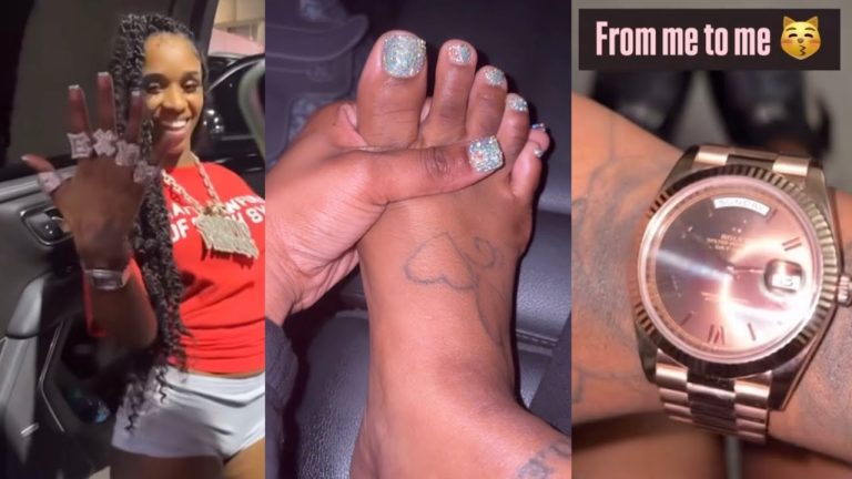 Sexyy Red Spends A Band On Her New Nails, Flexing Some Watches And Jewelry On The Haters