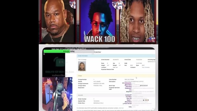 Wack100 on DJ Akademiks stream checking fans after they questioned him on Lil Durk being arrested!